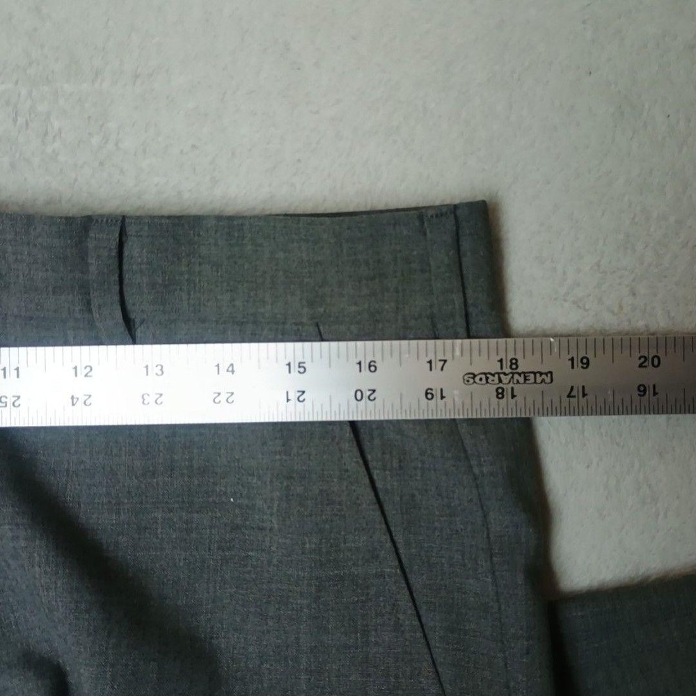 Brooks Brothers Pant Men 33x30 Gray Wool Classic Lined Dress Flat Front Suit USA - Picture 13 of 15